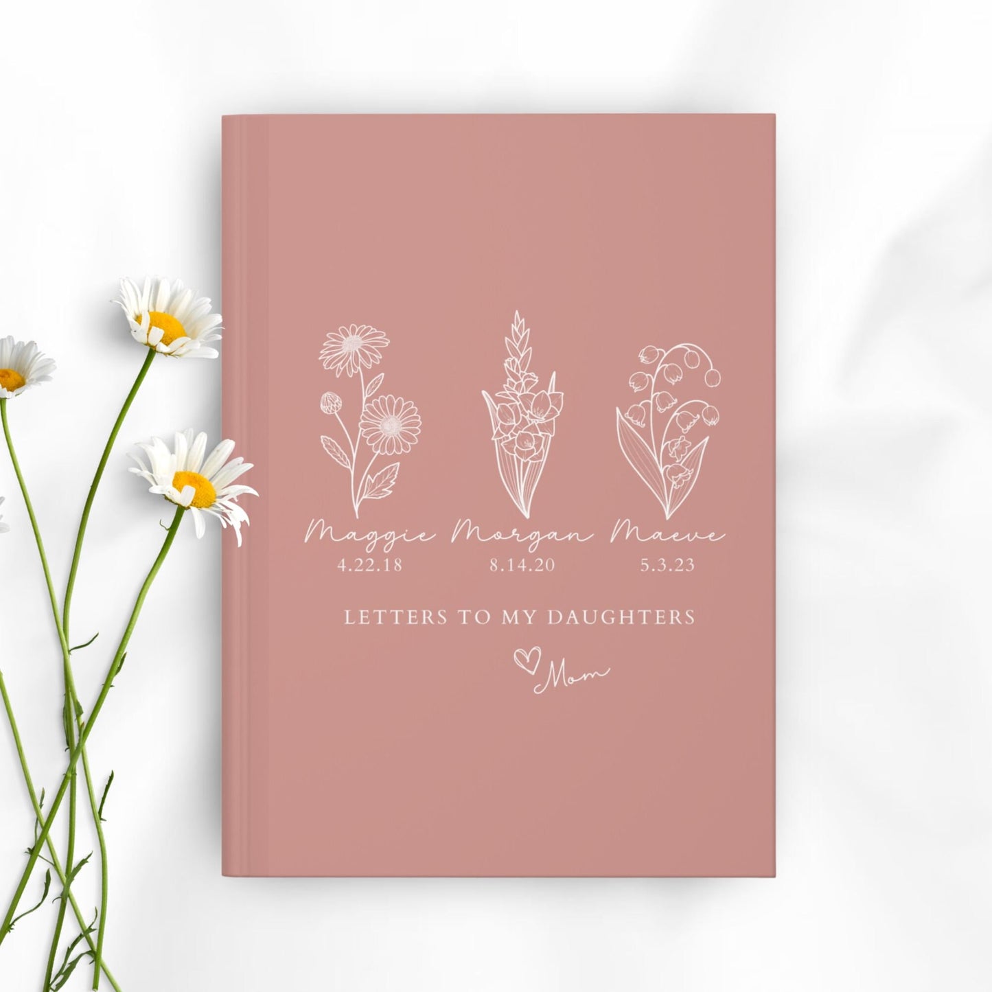 Letters to My Daughters - A Personalized Journal for Girl Moms