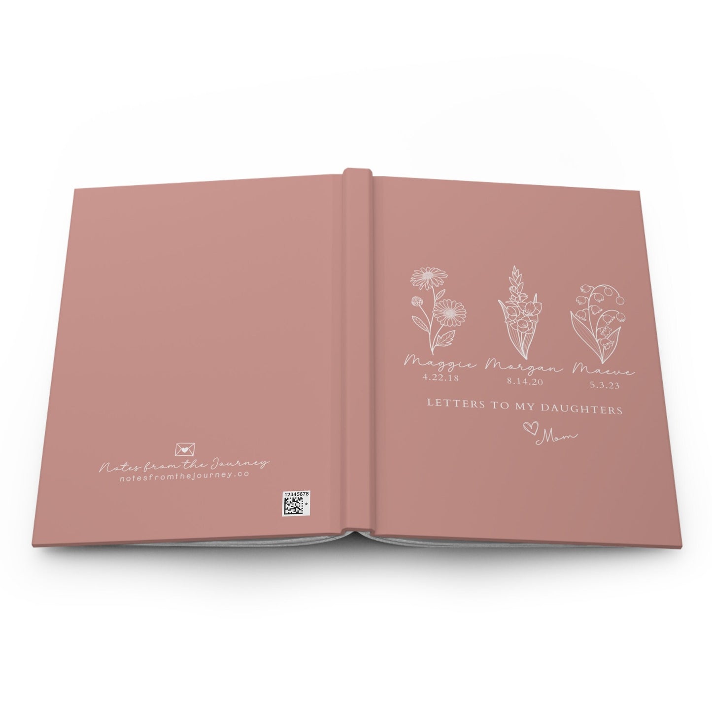 Letters to My Daughters - A Personalized Journal for Girl Moms