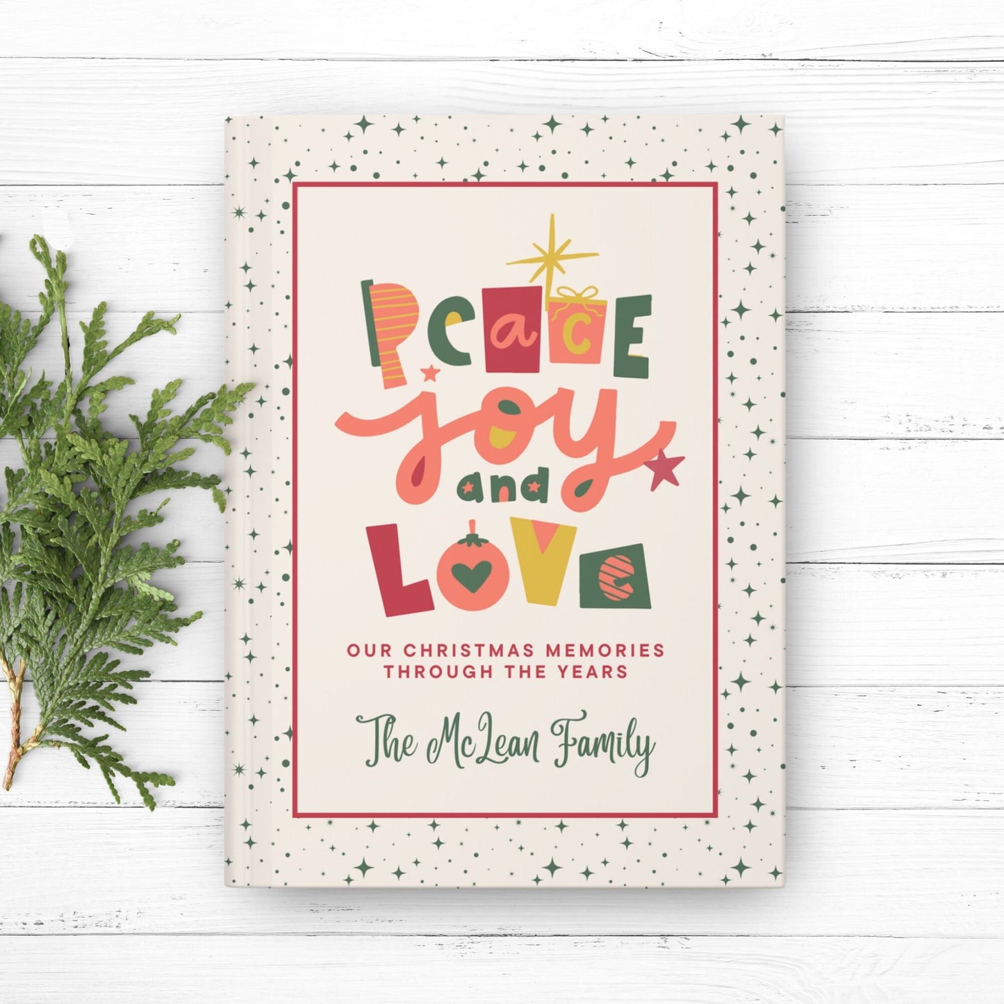 Christmas Memories - A Custom Holiday Journal