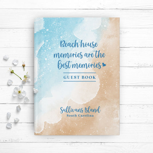 Beach House - A Personalized Guestbook